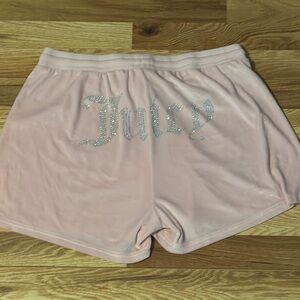 Juicy Couture Pink Athletic Shorts with Elastic Waistband
